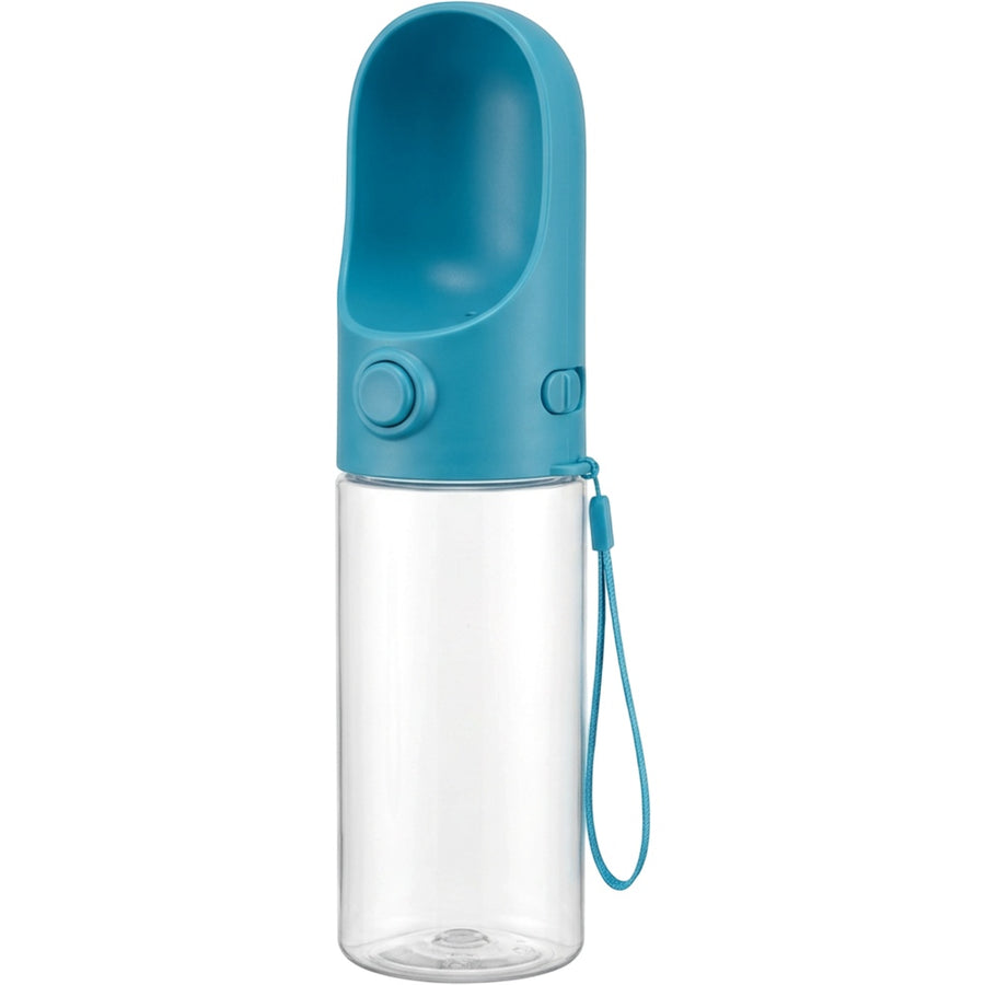 Tucy Pet Travel Water Bottle with Trough 420 ml Ocean Blue